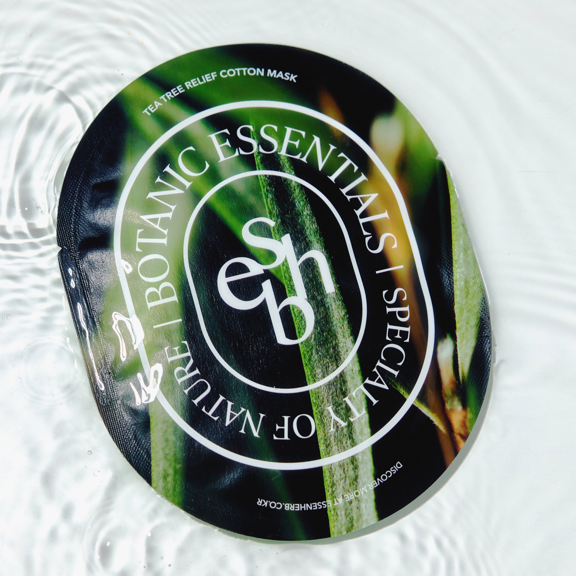 Essenherb Tea Tree Relief Cotton Mask (5 Sheets) - AMI Cosmetic