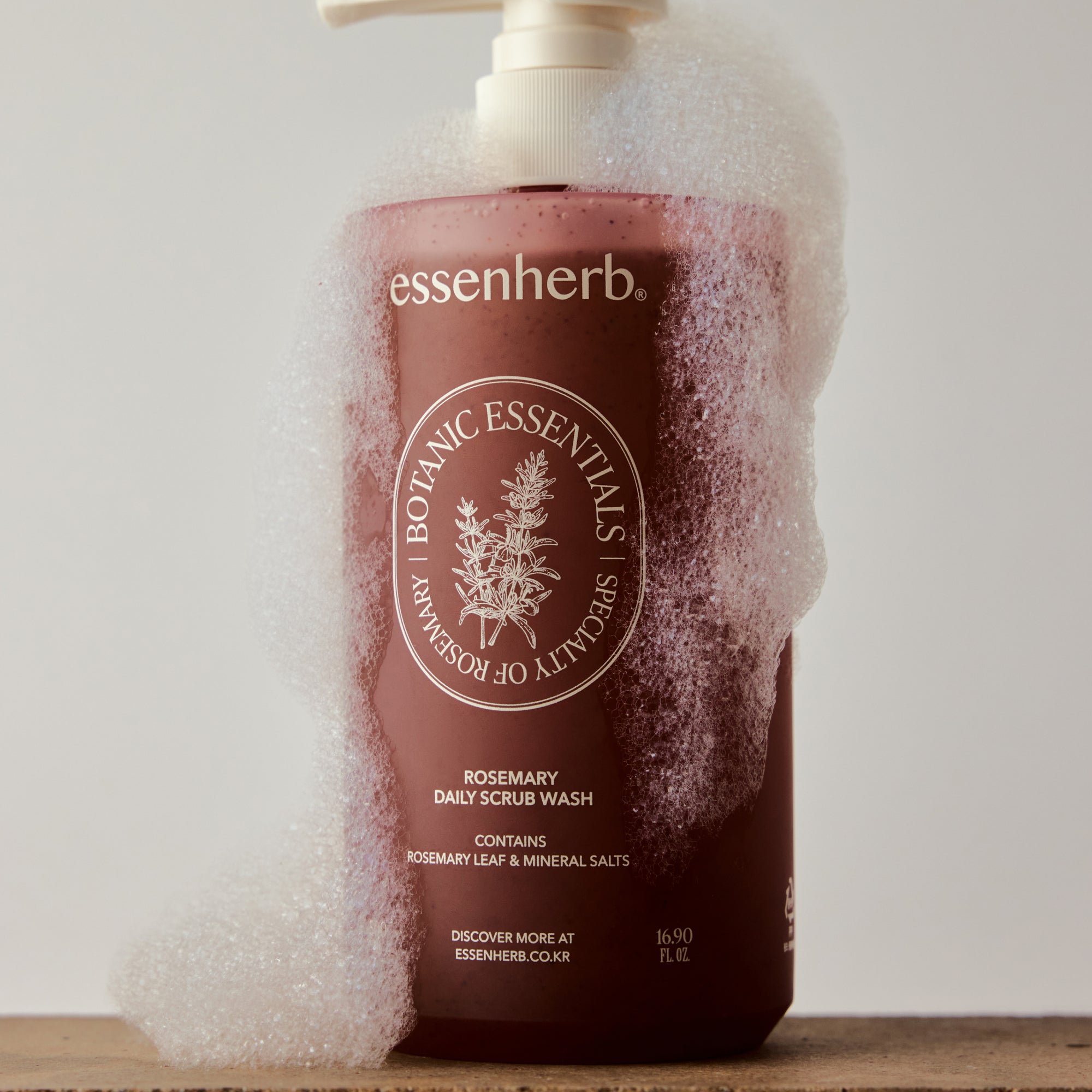 Essenherb Rosemary Daily Scrub Wash 500ml - AMI Cosmetic