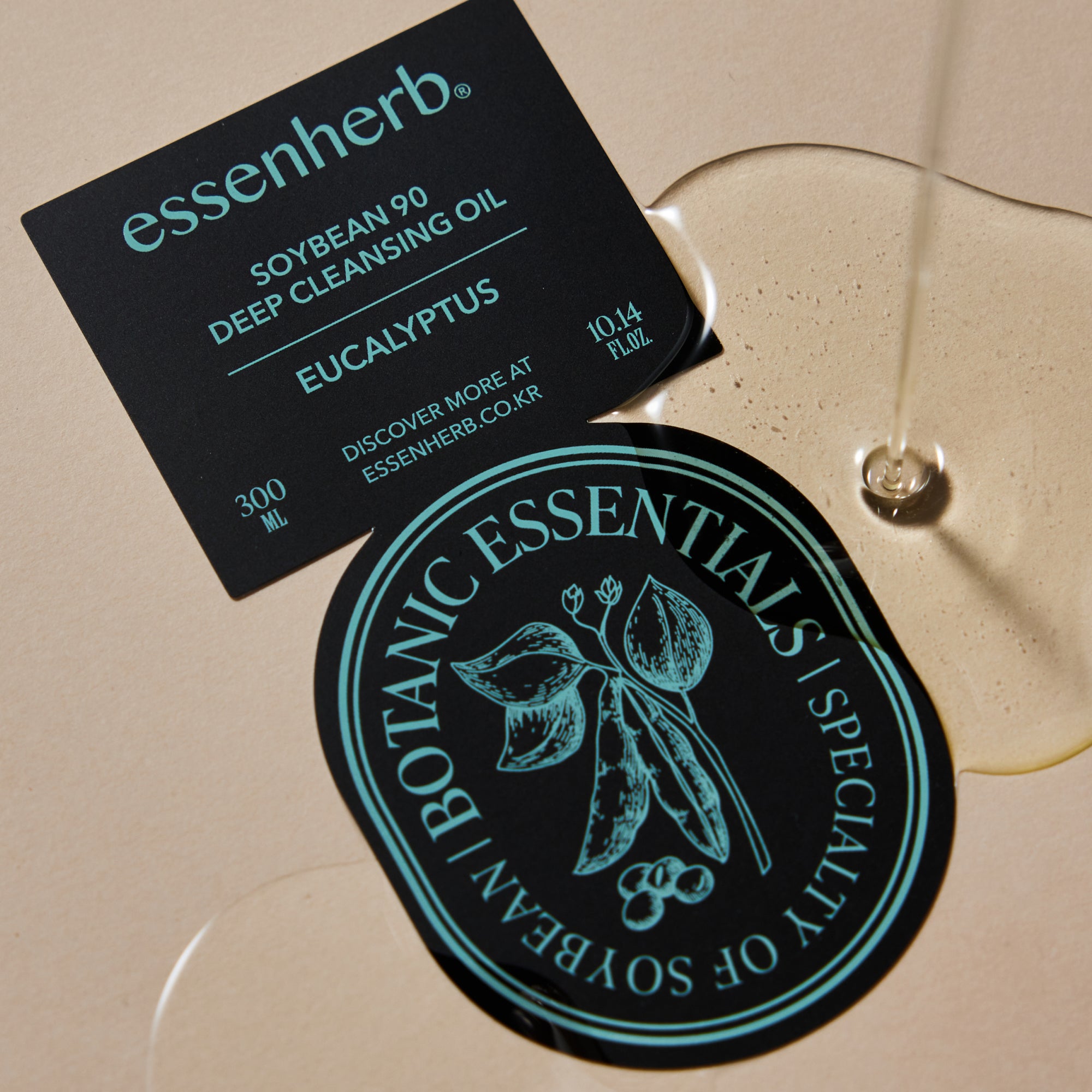 Essenherb Soybean 90 Deep Cleansing Oil Eucalyptus 300ml / Recommended for Oily Skin - AMI Cosmetic