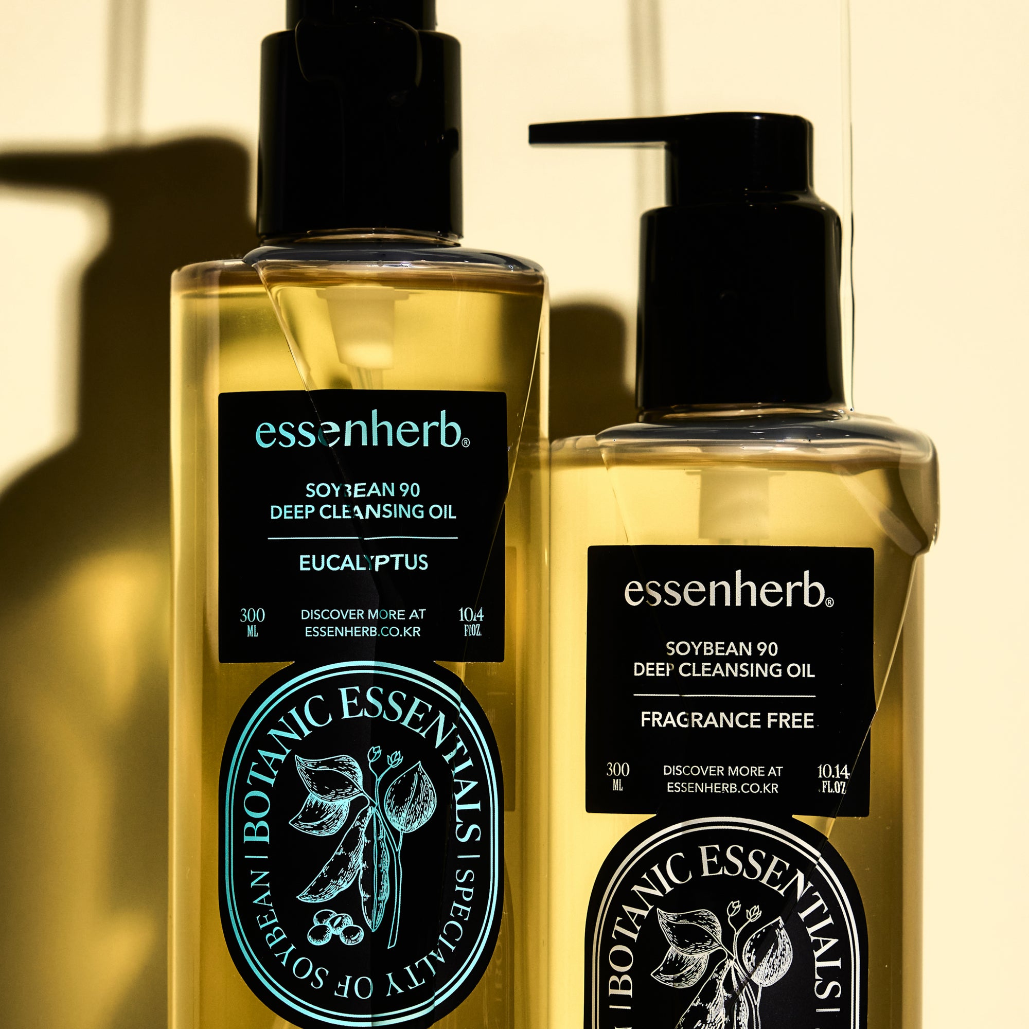 Essenherb Soybean 90 Deep Cleansing Oil Eucalyptus 300ml / Recommended for Oily Skin - AMI Cosmetic