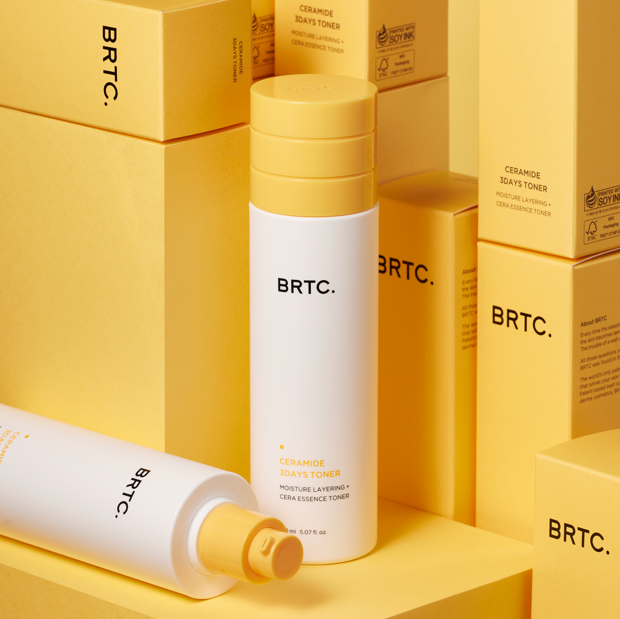 BRTC Ceramide 3 Days Toner (150ml) - AMI Cosmetic