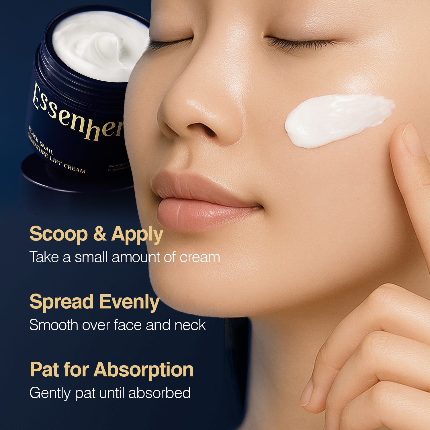 Essenherb Black Snail Signature Lift Cream - AMI Cosmetic