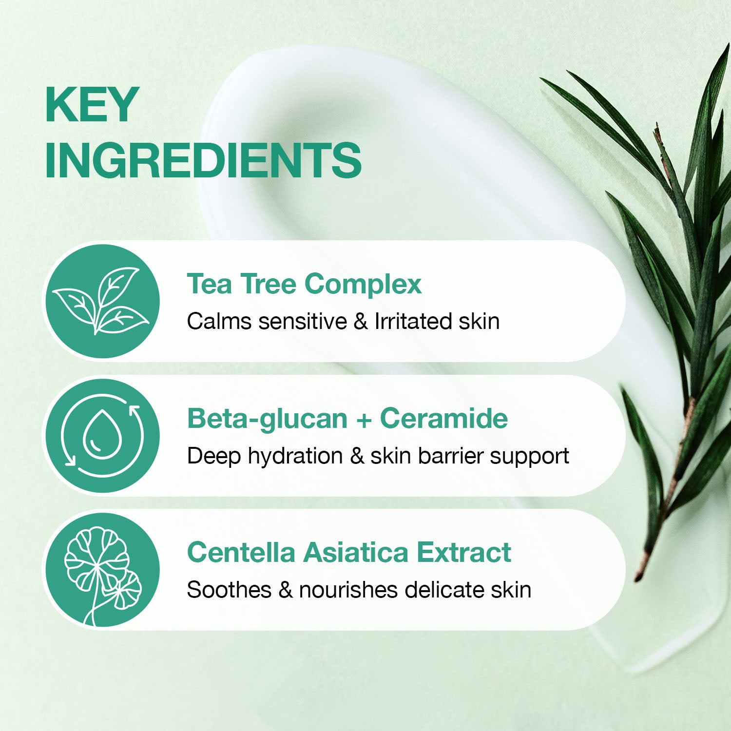 Essenherb Tea Tree Soothing In Calming Cream (80ml) - AMI Cosmetic