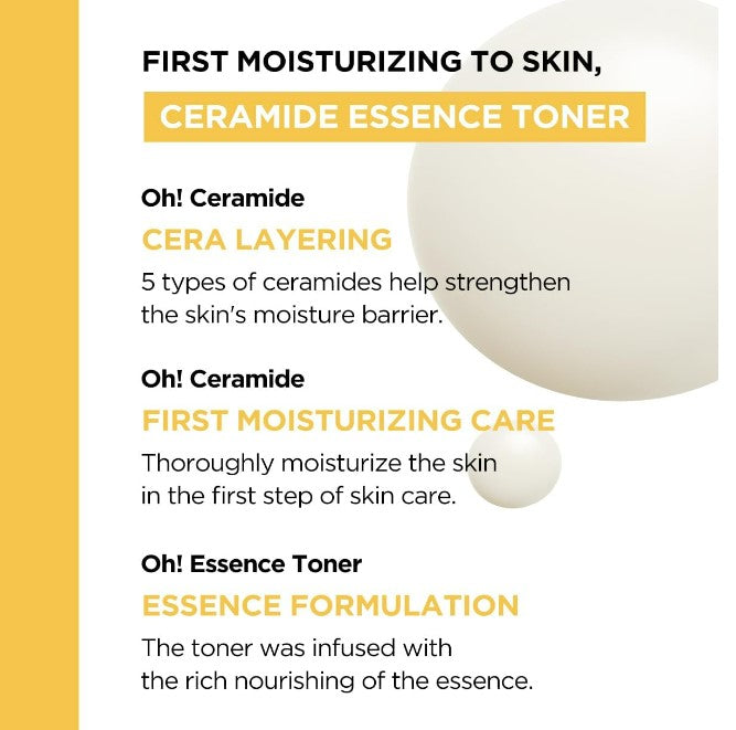 BRTC Ceramide 3 Days Toner | Moisture Solution | Essence Toner | for Dry & Dull Skin - AMI Cosmetic