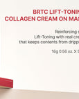 BRTC Lift-Toning Collagen Cream On Mask (16g x5ea) - [Vegan Collagen] - AMI Cosmetic