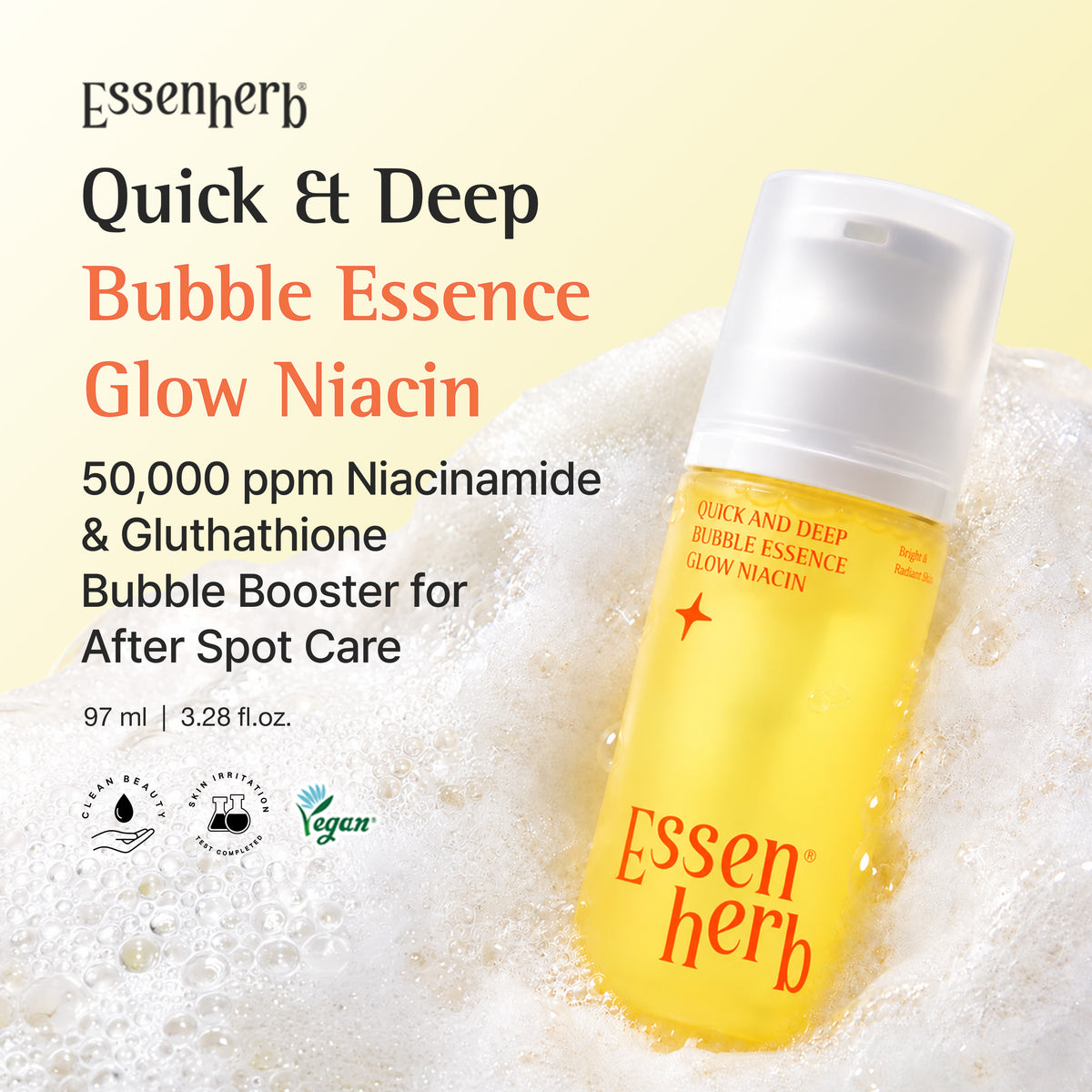 Quick And Deep Bubble Essence Glow Niacin