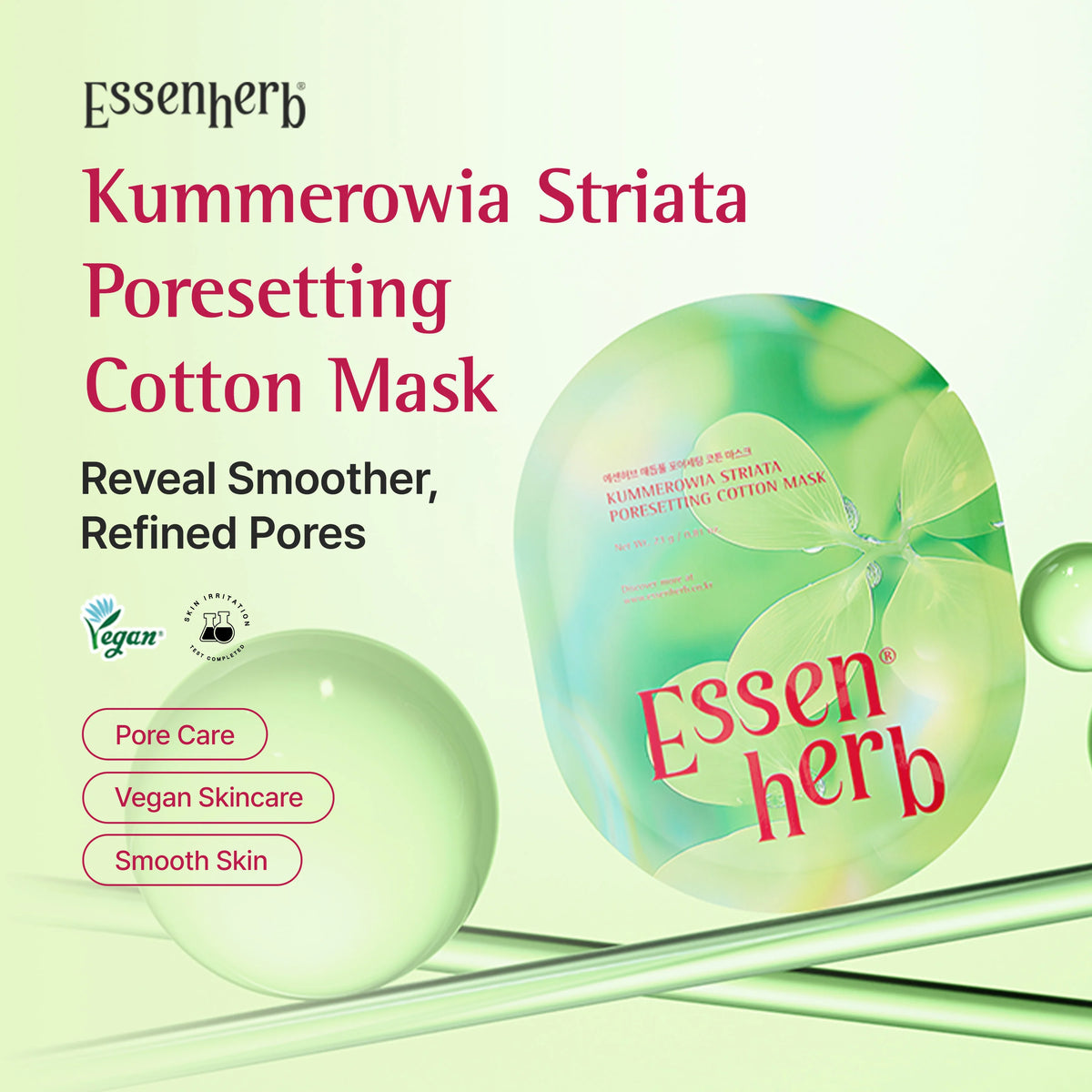 Skin Reset Cotton Sheet Mask Collection (4 Types: 5pcs per type)