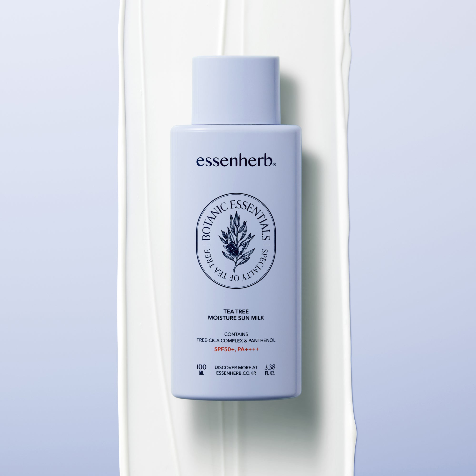 Essenherb Tea Tree Moisture Sun Milk 100ml SPF50+ PA++++ - AMI Cosmetic