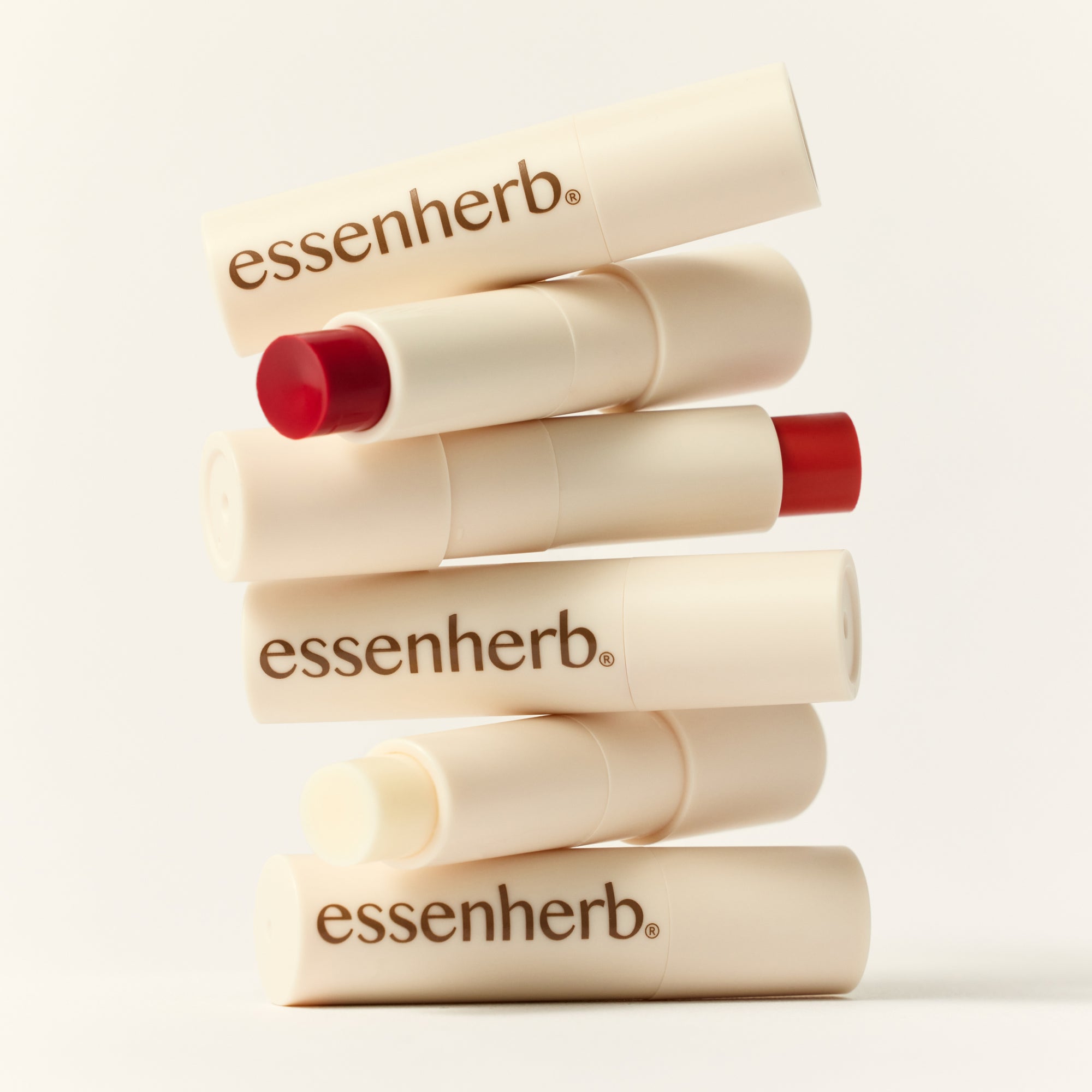 [Set of 2] Essenherb Jojoba Essential Lip Balm 4g (Choose 1 from 3 types) - AMI Cosmetic