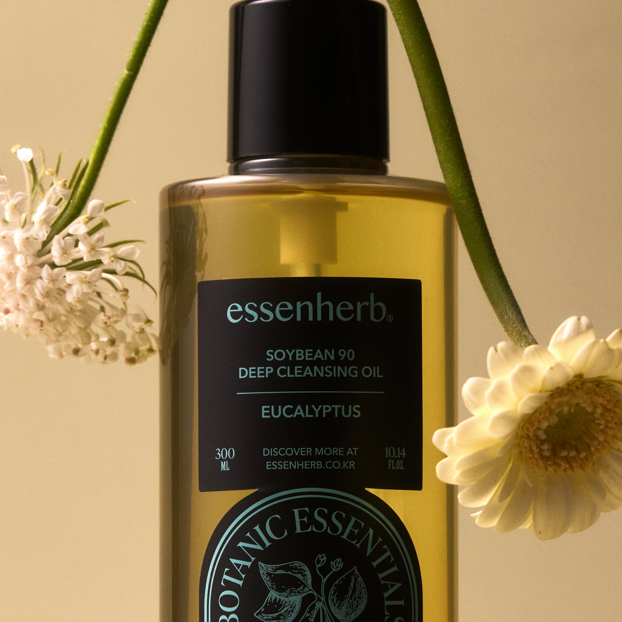 Essenherb Soybean 90 Deep Cleansing Oil Eucalyptus 300ml / Recommended for Oily Skin - AMI Cosmetic