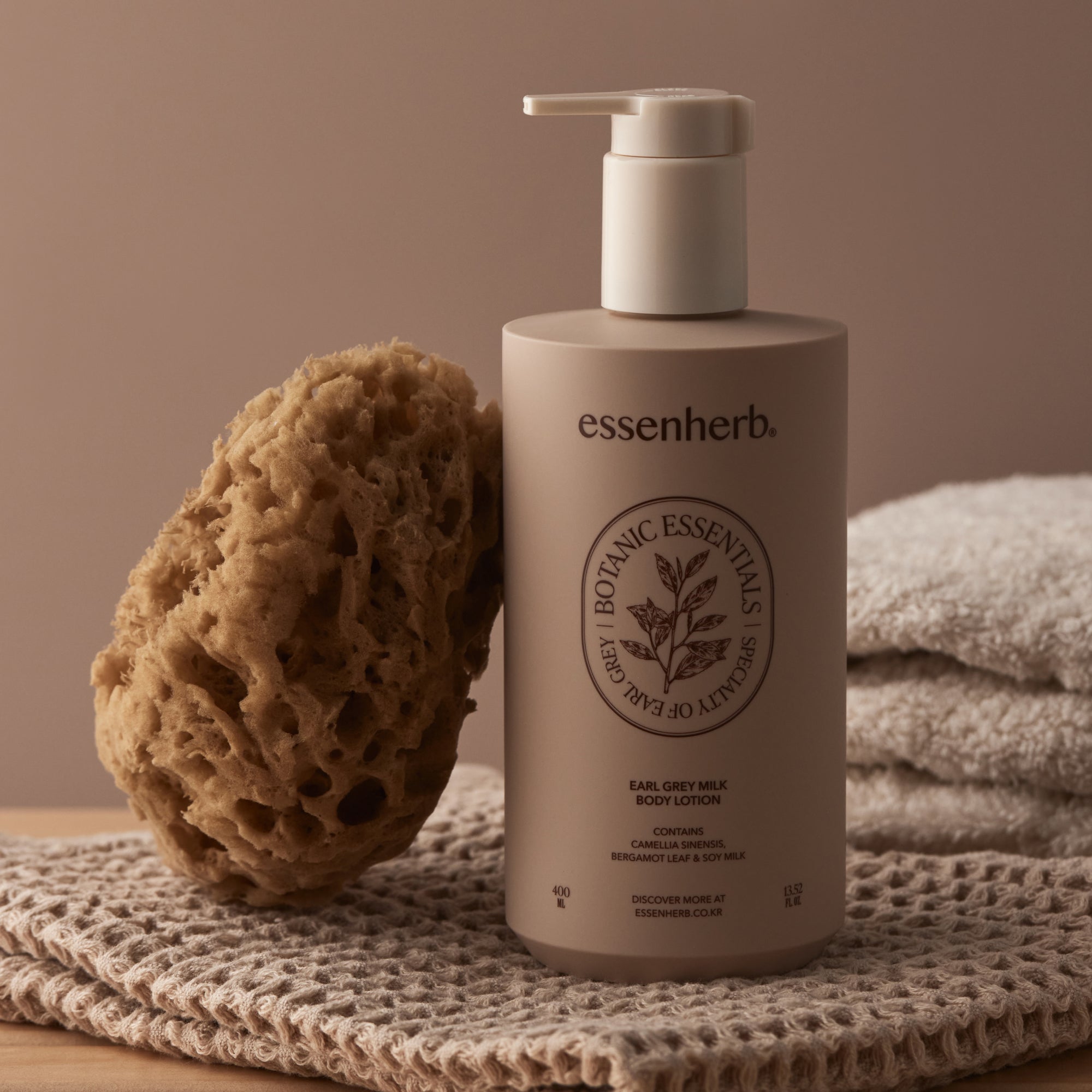 Essenherb Earl Grey Milk Body Lotion 400ml - AMI Cosmetic