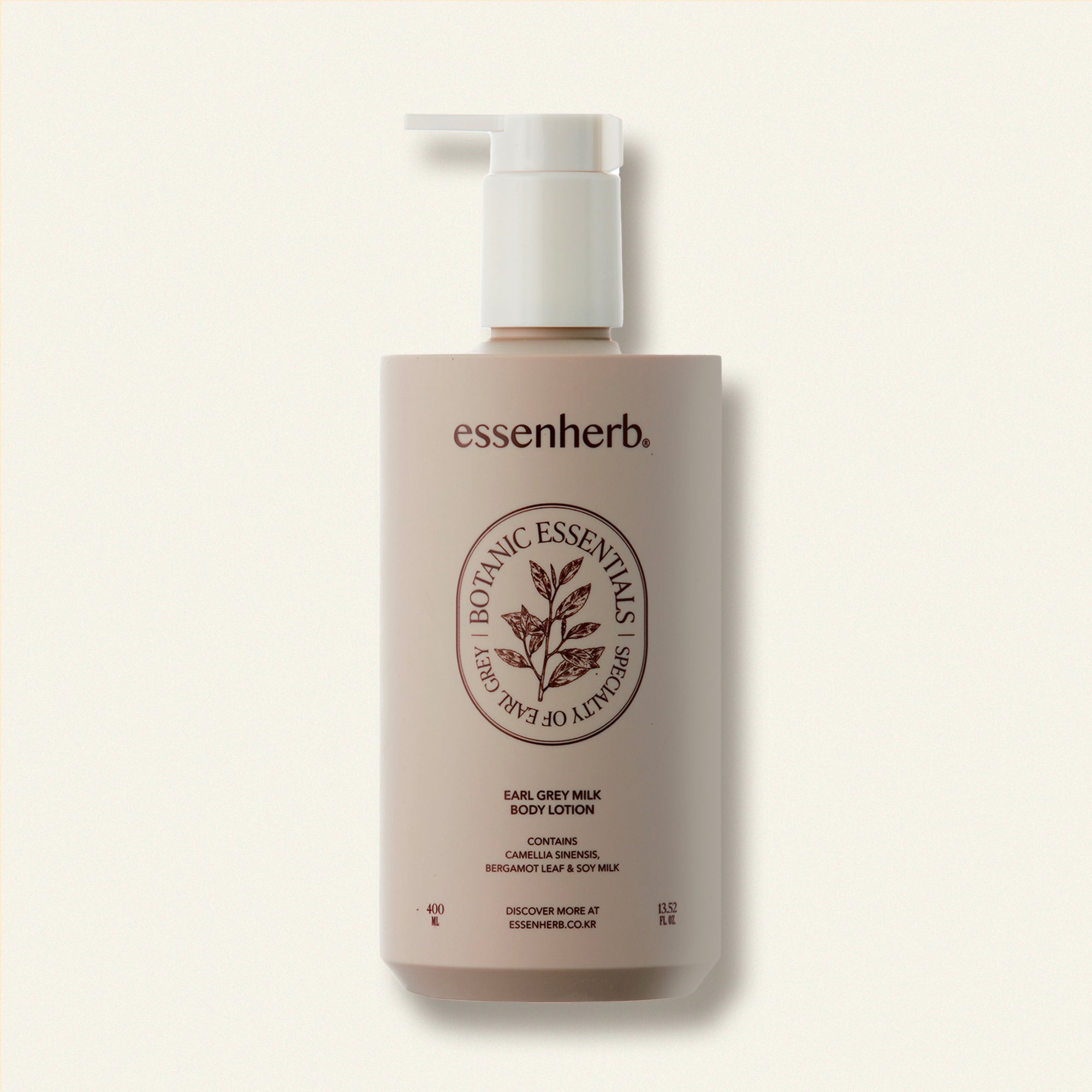 Essenherb Earl Grey Milk Body Lotion 400ml - AMI Cosmetic