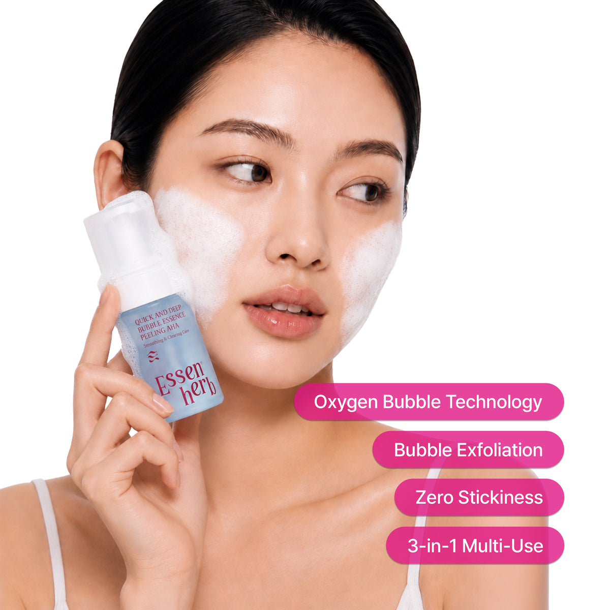 Quick And Deep Bubble Essence Peeling AHA Mini