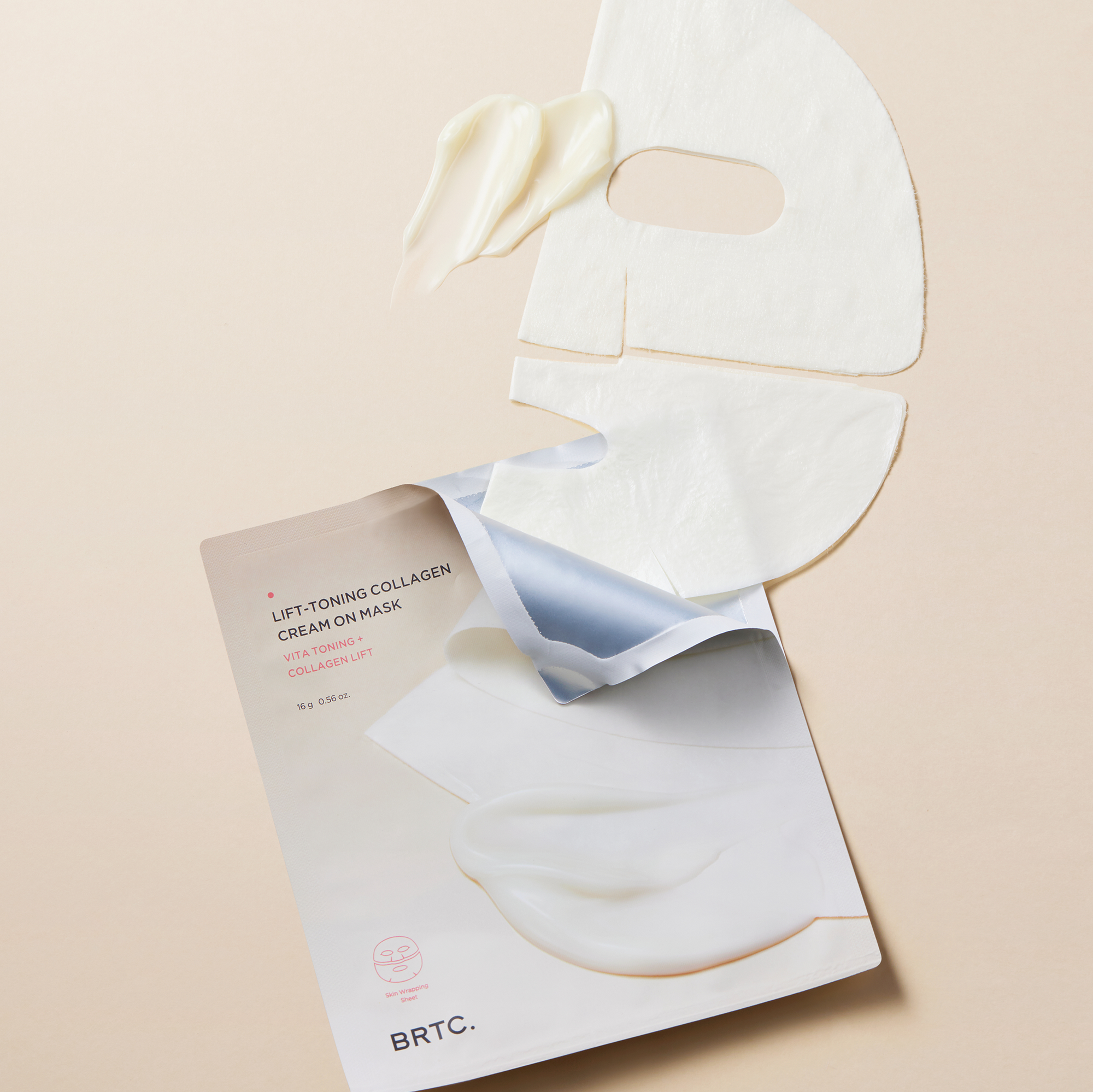 BRTC Lift-Toning Colleagen Cream On Mask (16g x 5 ea) - AMI Cosmetic