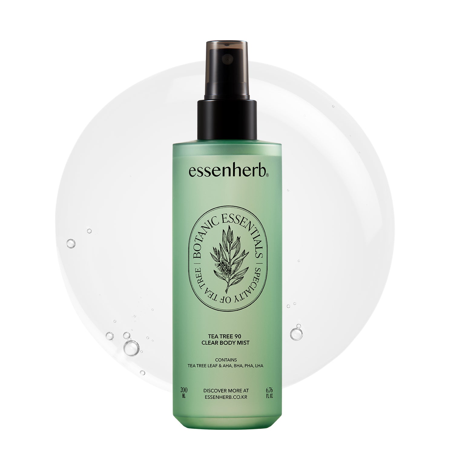 Essenherb Tea Tree 90 Clear Body Mist (200ml) - AMI Cosmetic