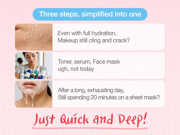Quick &amp; Deep Bubble Serum Essence with Hibiscus Collagen - 3.28 fl oz - AMI Cosmetic