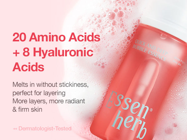 Quick &amp; Deep Bubble Serum Essence with Hibiscus Collagen - 3.28 fl oz - AMI Cosmetic