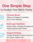 Quick & Deep Bubble Serum Essence with Hibiscus Collagen - 3.28 fl oz - AMI Cosmetic